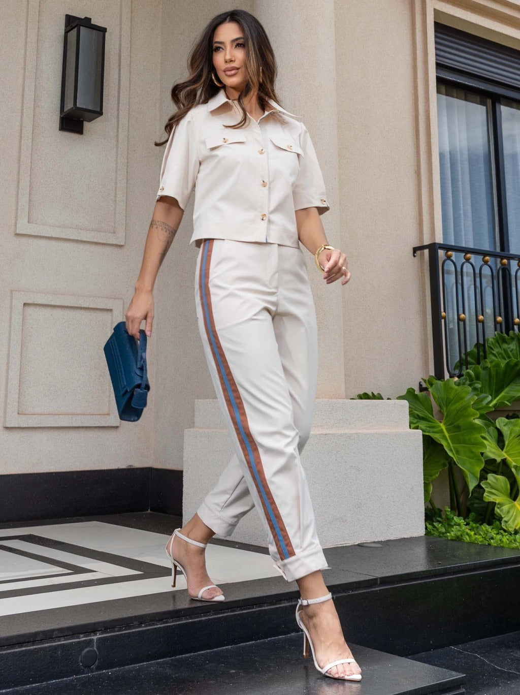 CONJUNTO ALFAIATARIA COM VIÉS