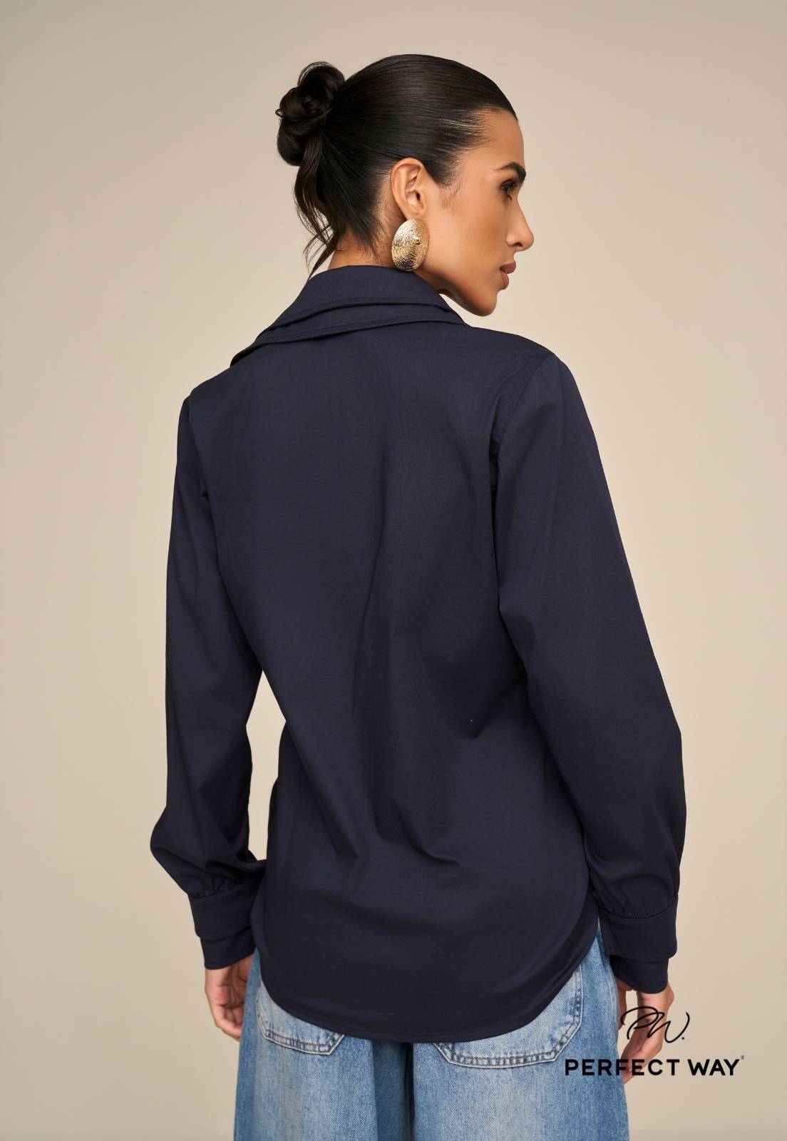 CAMISA GOLA DUPLA DESTACAVEL FEMININA