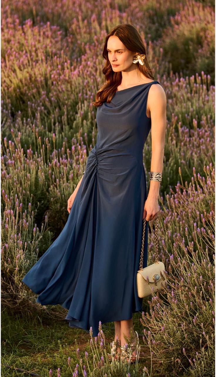 VESTIDO ALFAIATARIA DECOTE DEGAGÊ