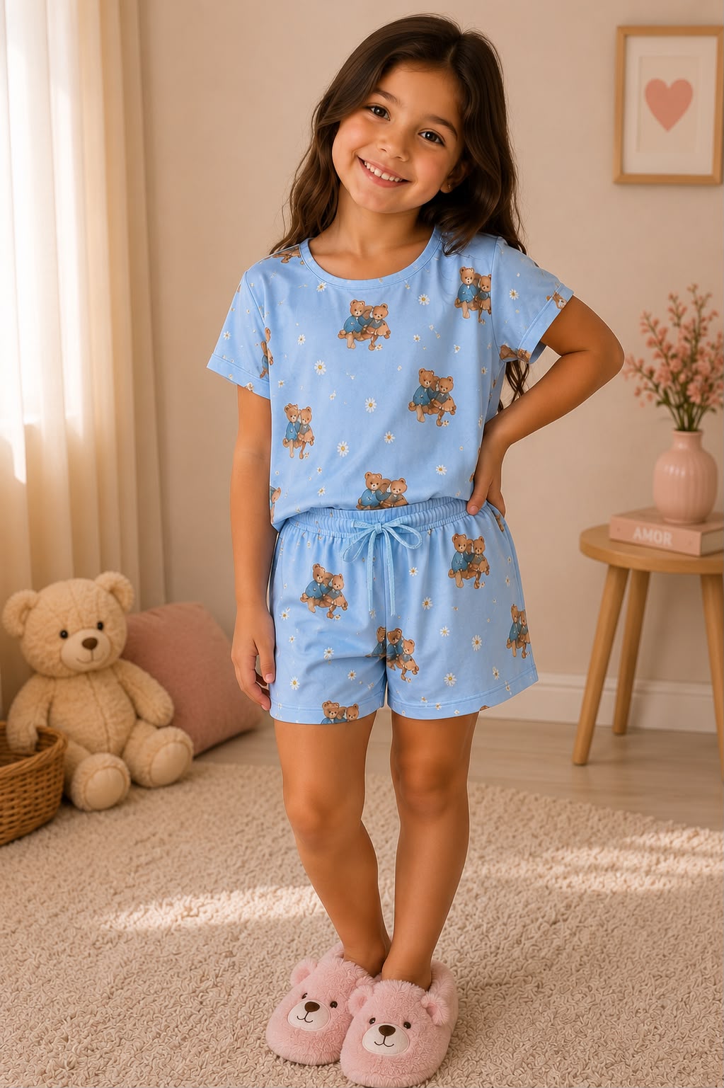 🧸 Coleção Teddy Love FEMININO INFANTIL