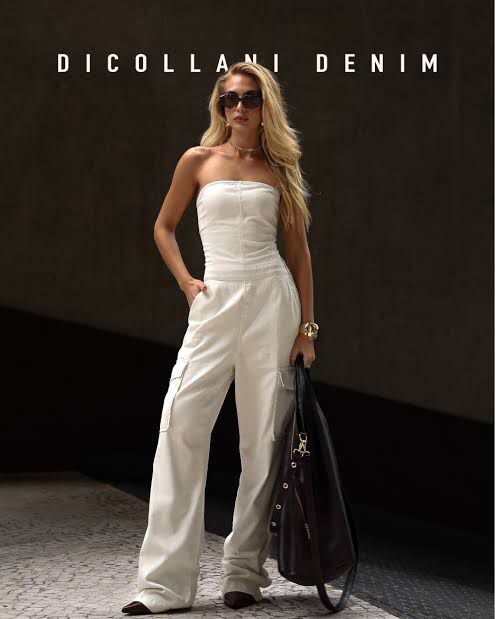 macacao dicollaine jeans claro