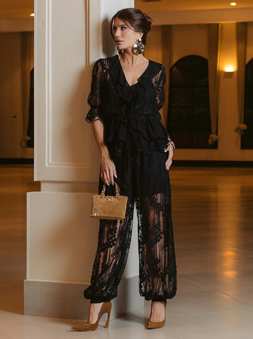 CONJUNTO RENDA CALÇA ALADIM