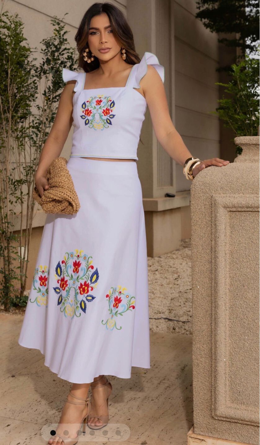 CONJUNTO SARJA BORDADO