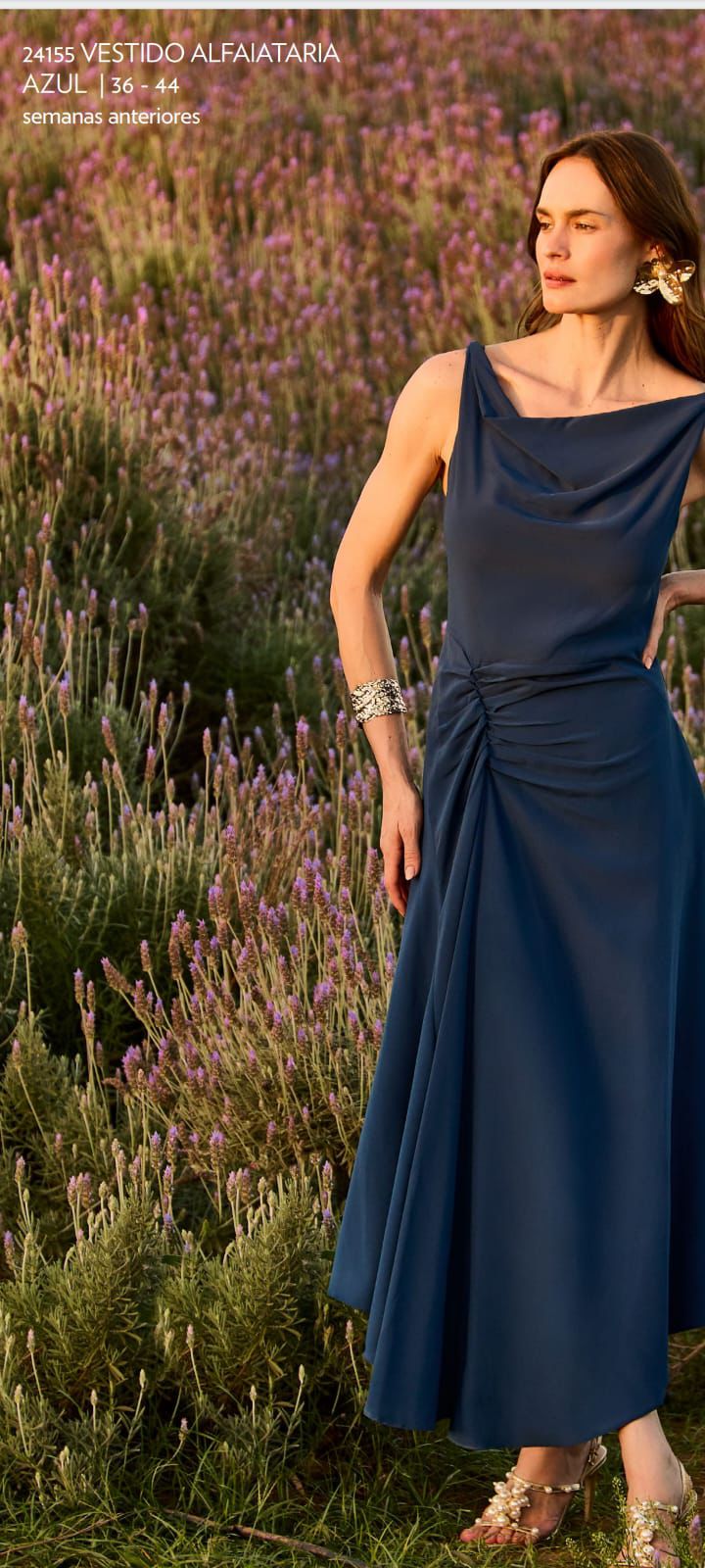 VESTIDO ALFAIATARIA DECOTE DEGAGÊ