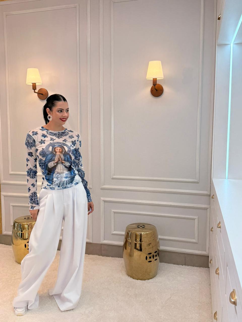 BLUSA MARIA SANTA TULE