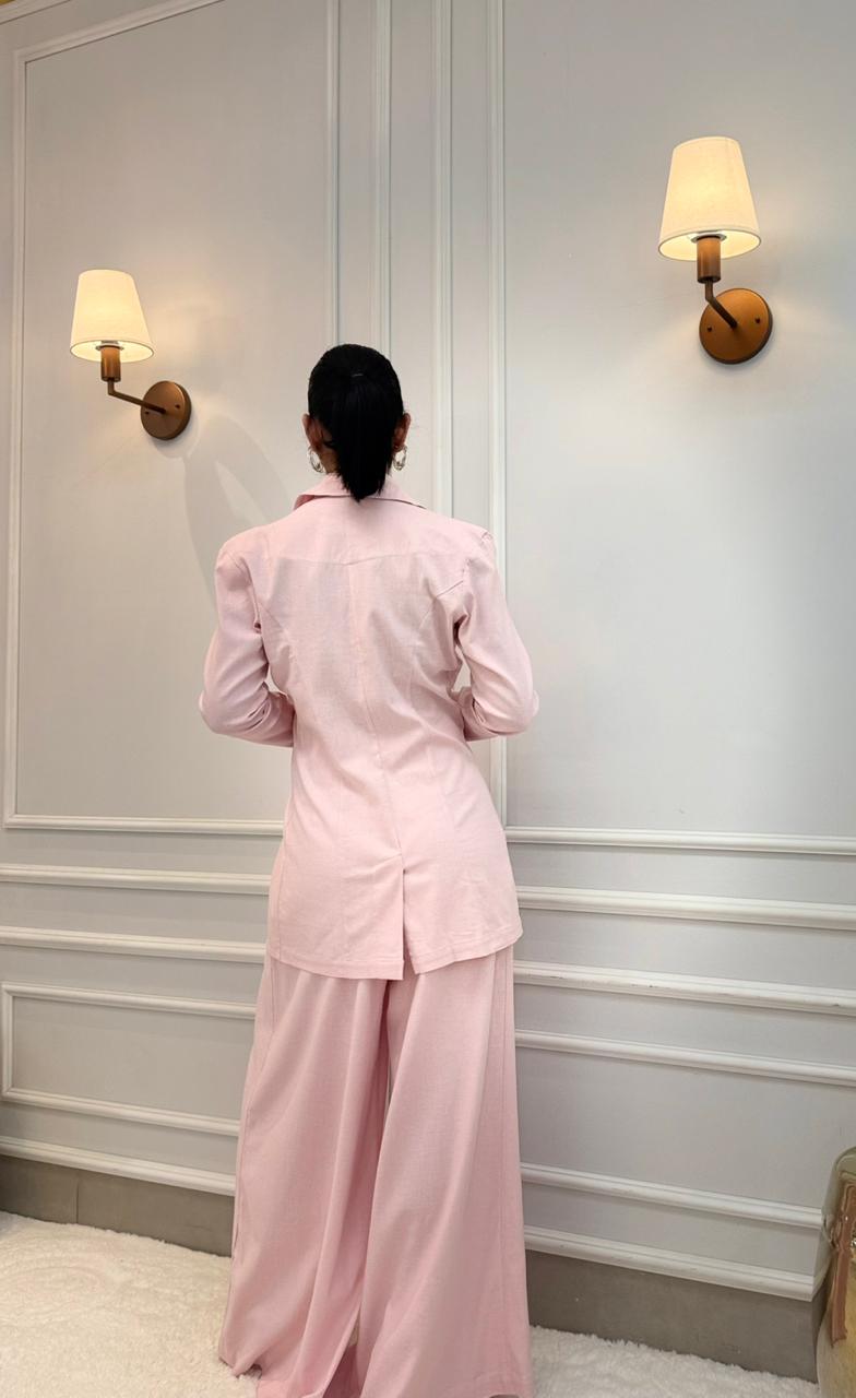 BLAZER EM NINHO ROSA NEIA