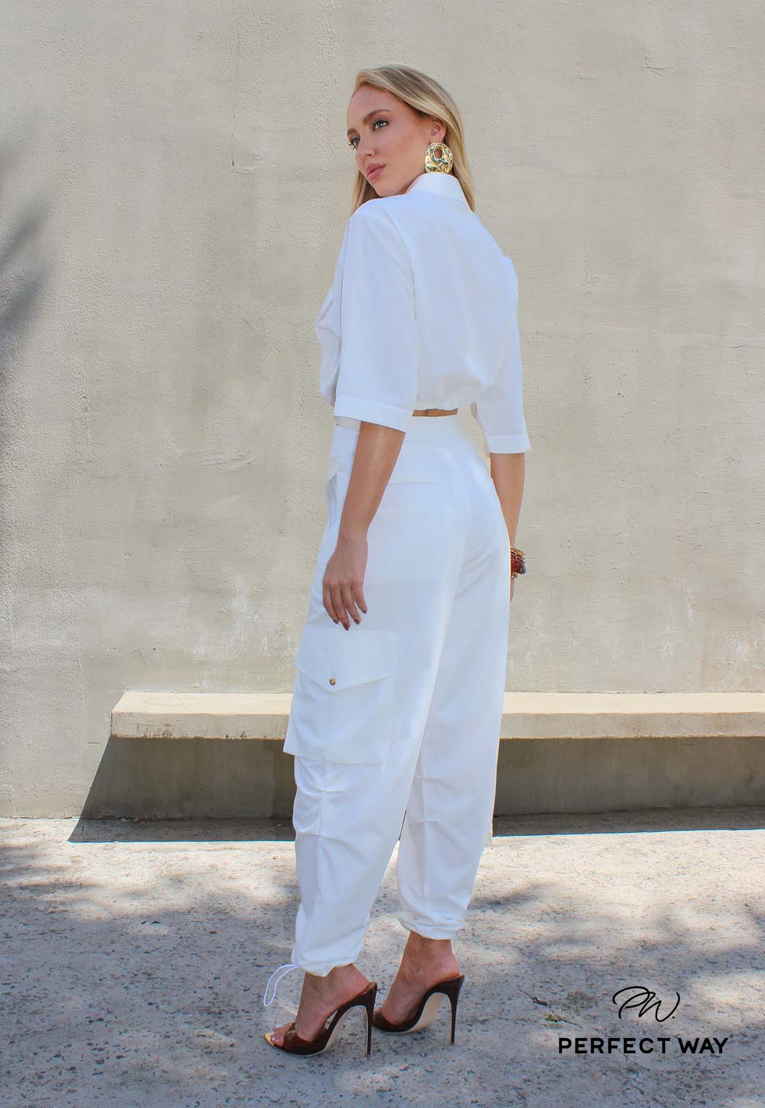 CAMISA CROPPED FEMININA
