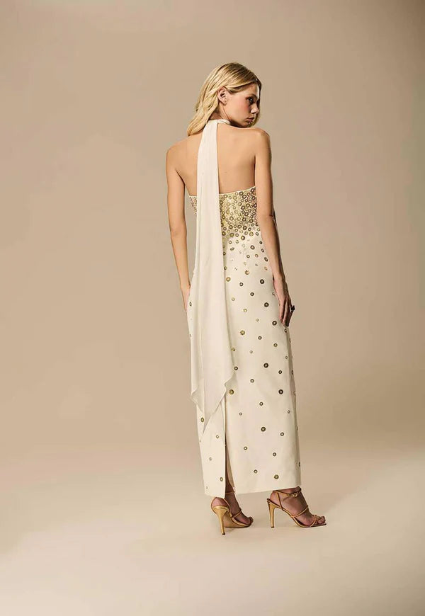 VESTIDO FRENTE UNICA SEQUINS MIX