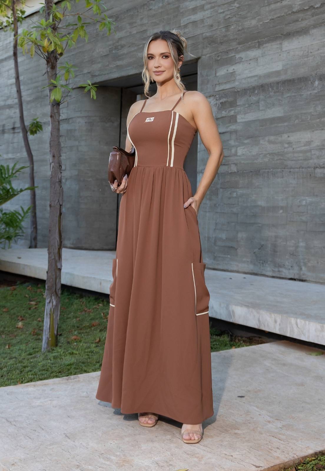 VESTIDO MAXI MIDI FEMININO