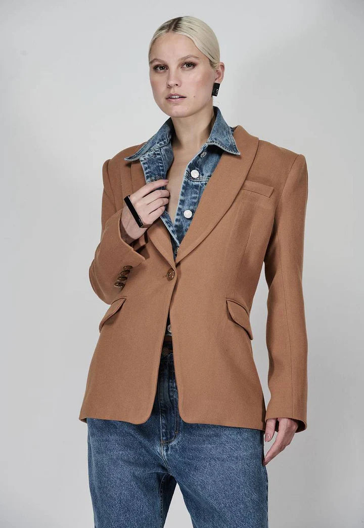 CONJ. BLAZER COM PALA JEANS / MOLETOM