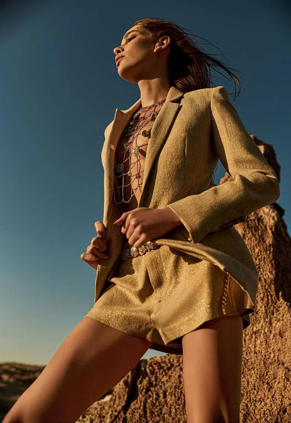 SHORTS LINHO COM LUREX