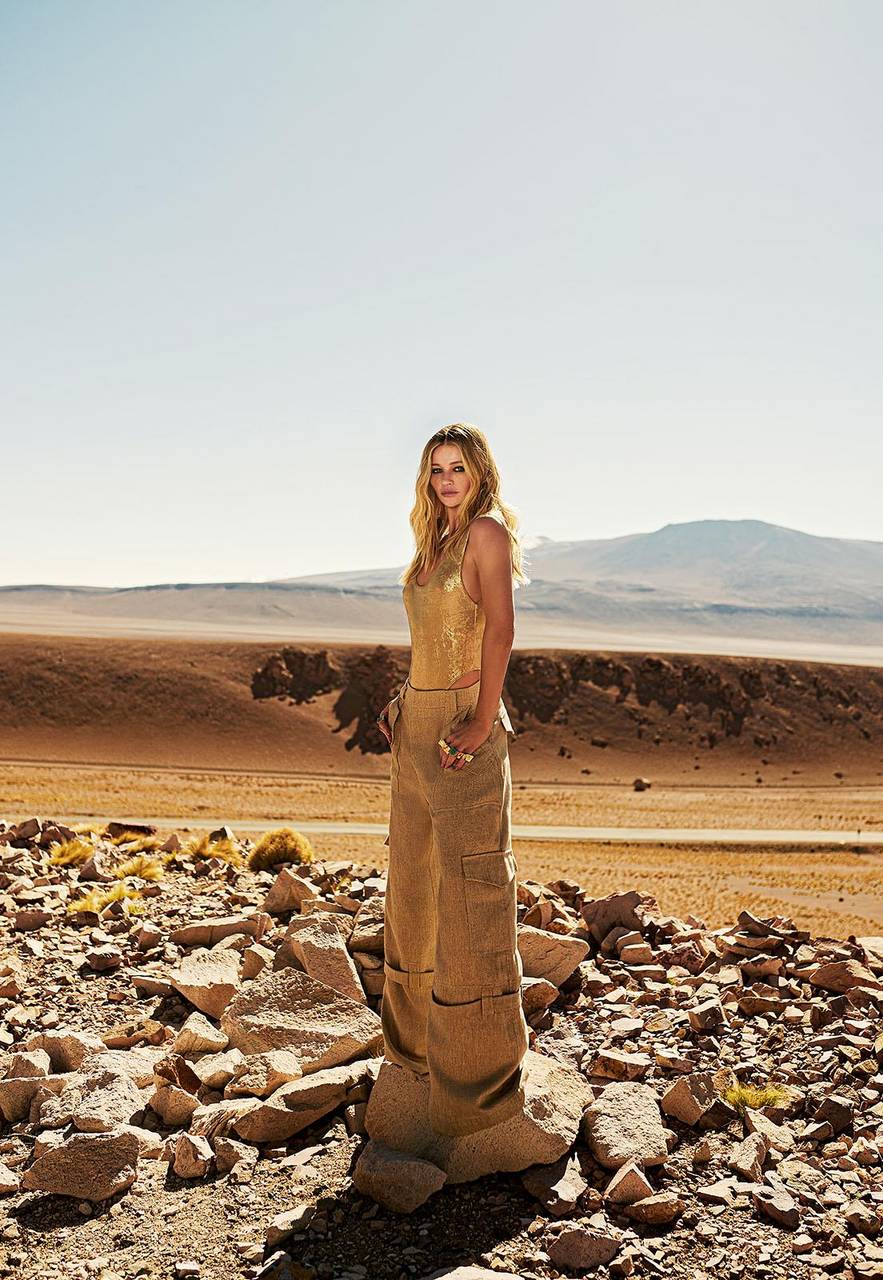 CALÇA CARGO CINTO PASSANTES BARRA