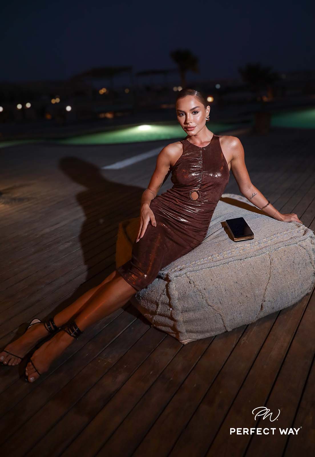 VESTIDO MIDI  FEMININO