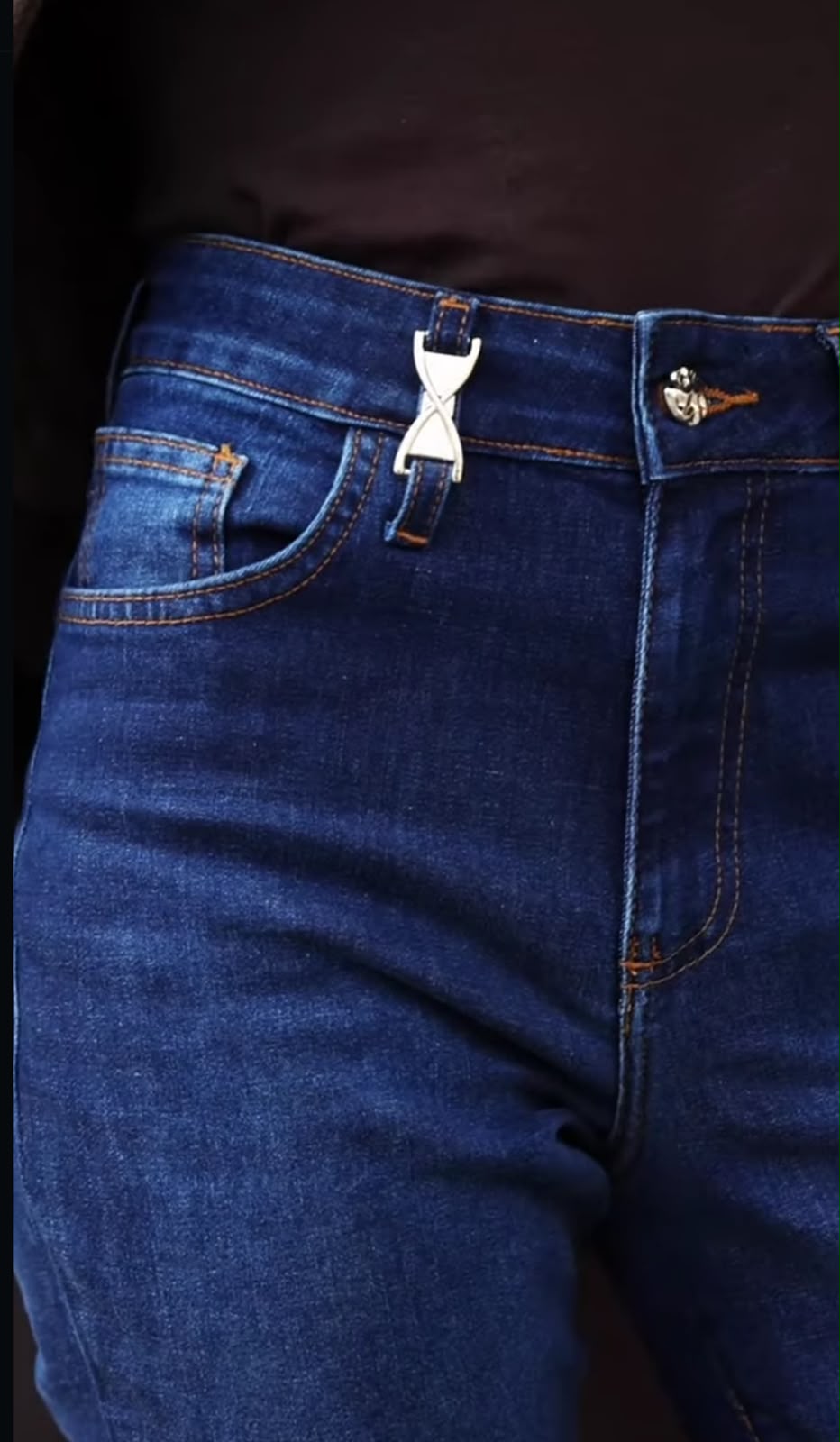Calça Jeans Flare Escura
