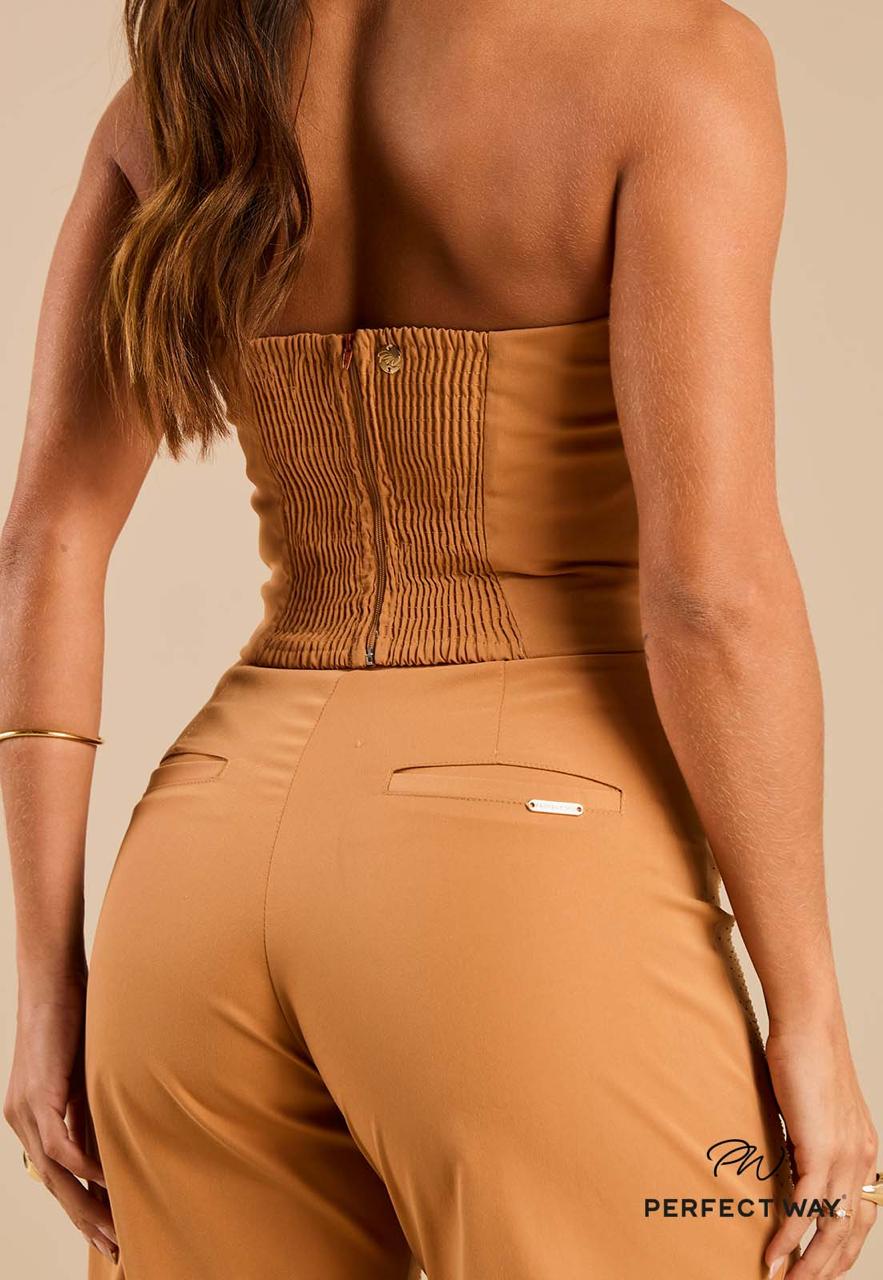 CONJUNTO CALÇA + CROPPED ESTRUTURADO - PERFECT WAY