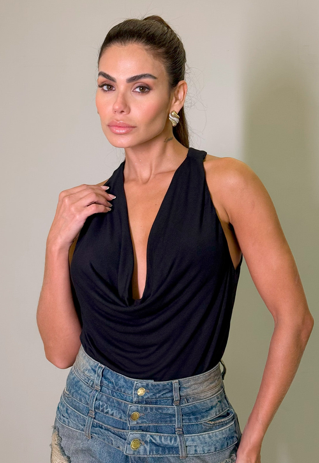 BODY GOLA DEGAGE PRETO