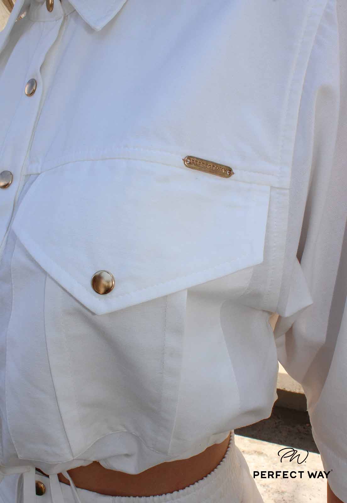 CAMISA CROPPED FEMININA