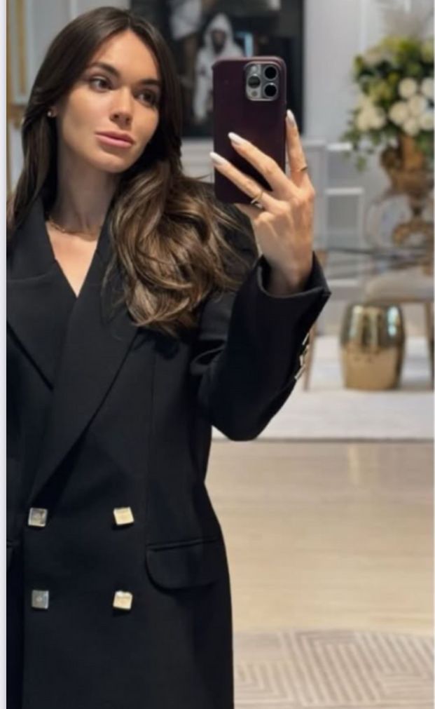 VESTIDO BLAZER ALFAIATARIA COM BOTÕES DOURADOS - CAOS
