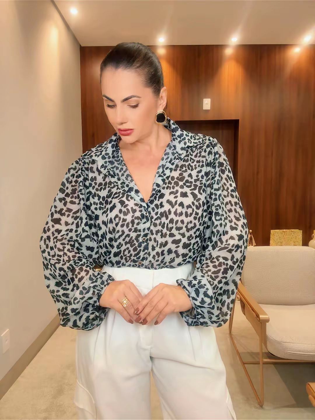 CAMISA DE ANINAL PRINT