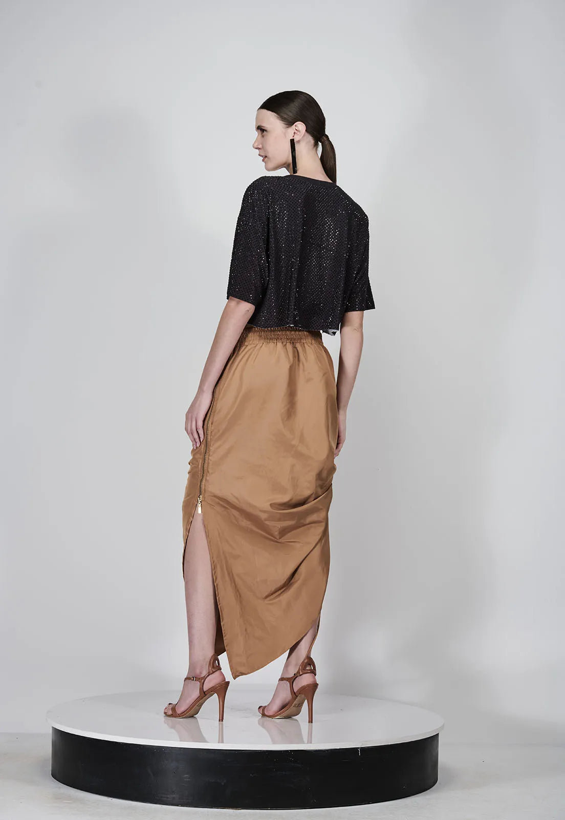 T-SHIRT ATHLEISURE COM TRANSFER - CAOS