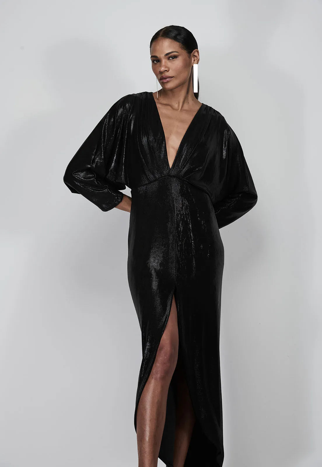 VESTIDO LONGO GLOW COM FENDA - CAOS