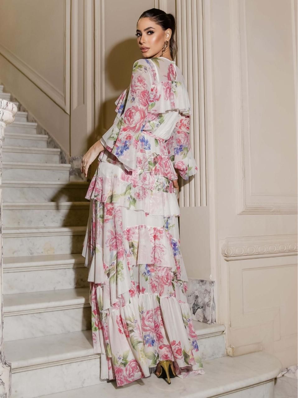 VESTIDO TULE ESTAMPADOVESTID