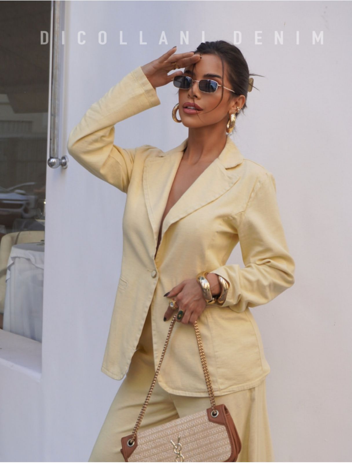 BLAZER BASICA AMAREL