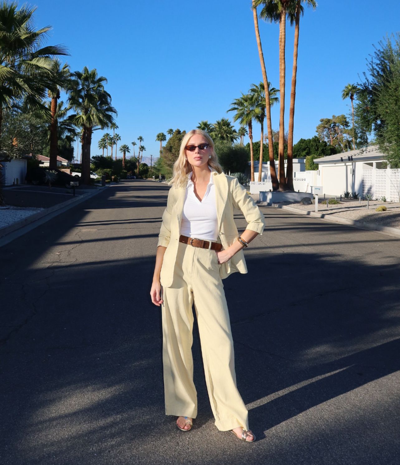 CALÇA WIDE LEG PT/ AMARAL