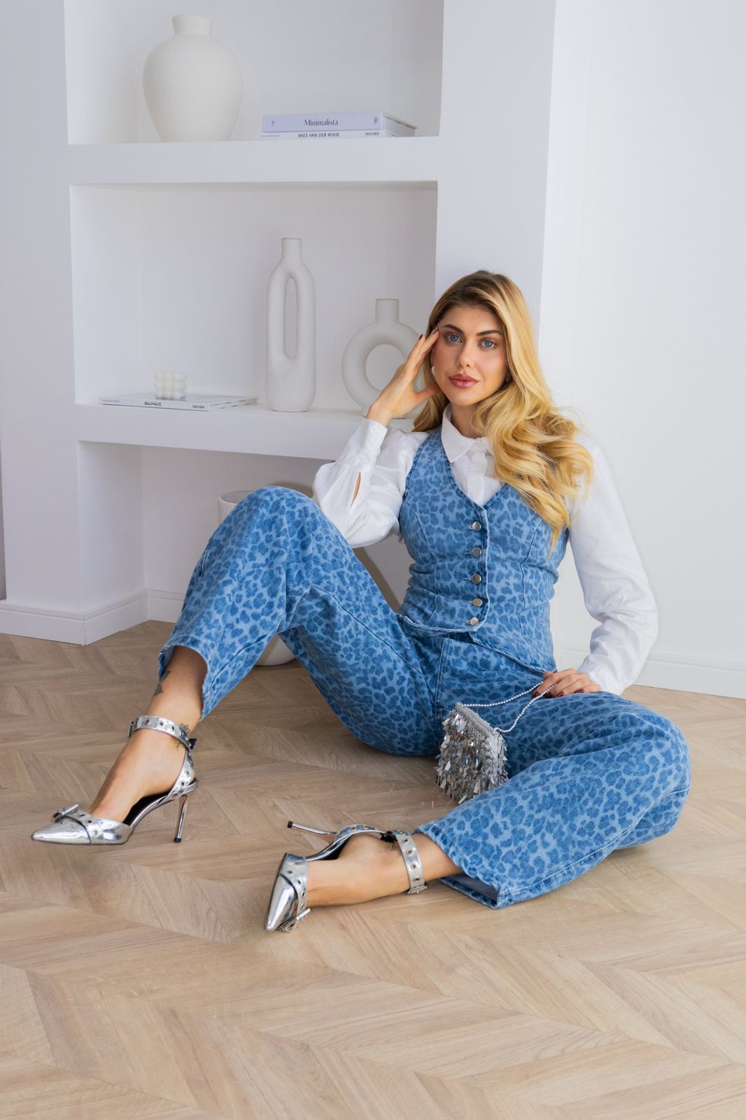 CALCA BASIC ESTAMPADA JEANS