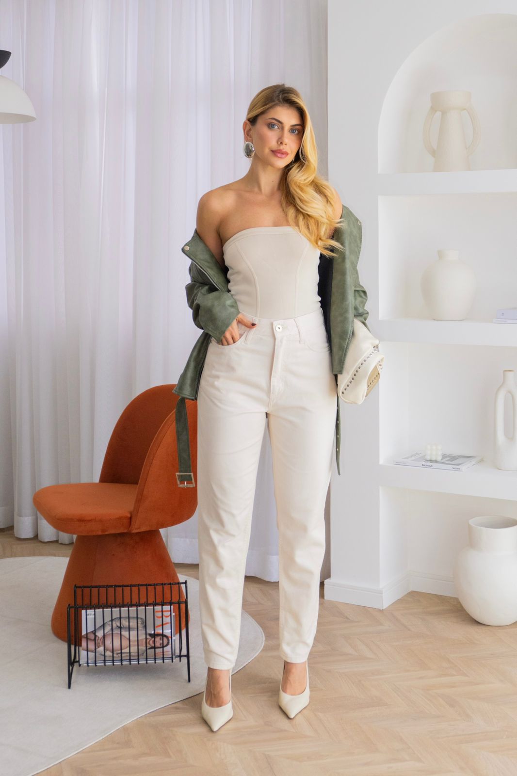CALÇA CREME BASIC