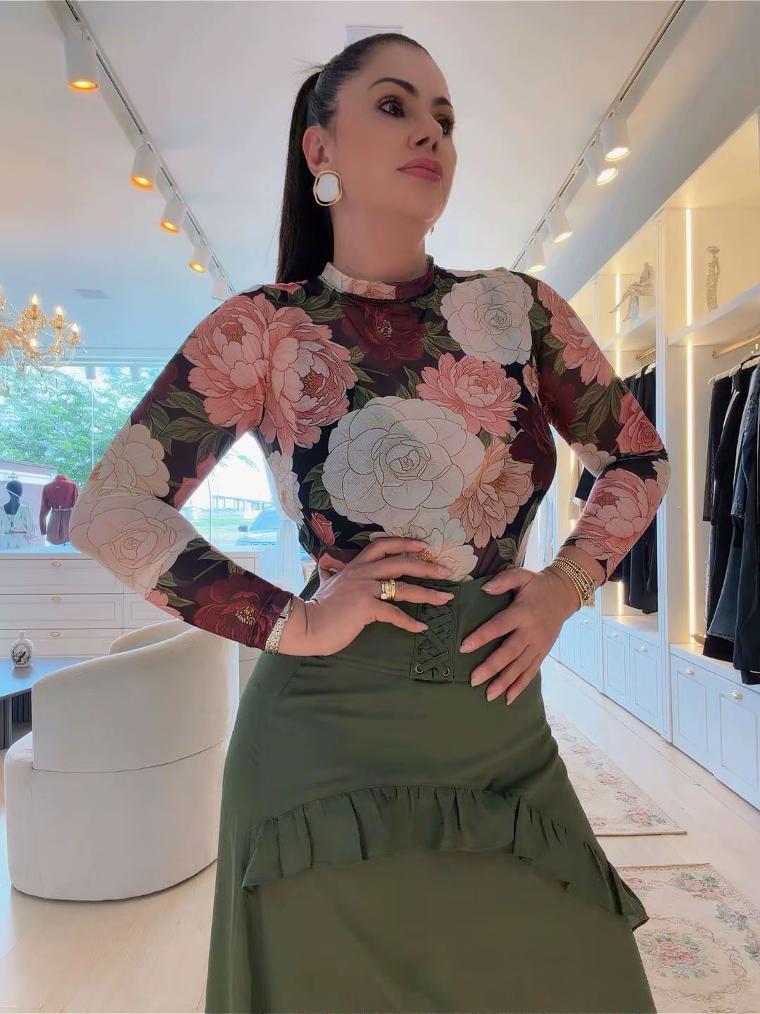 BLUSA TULE VINTAGE