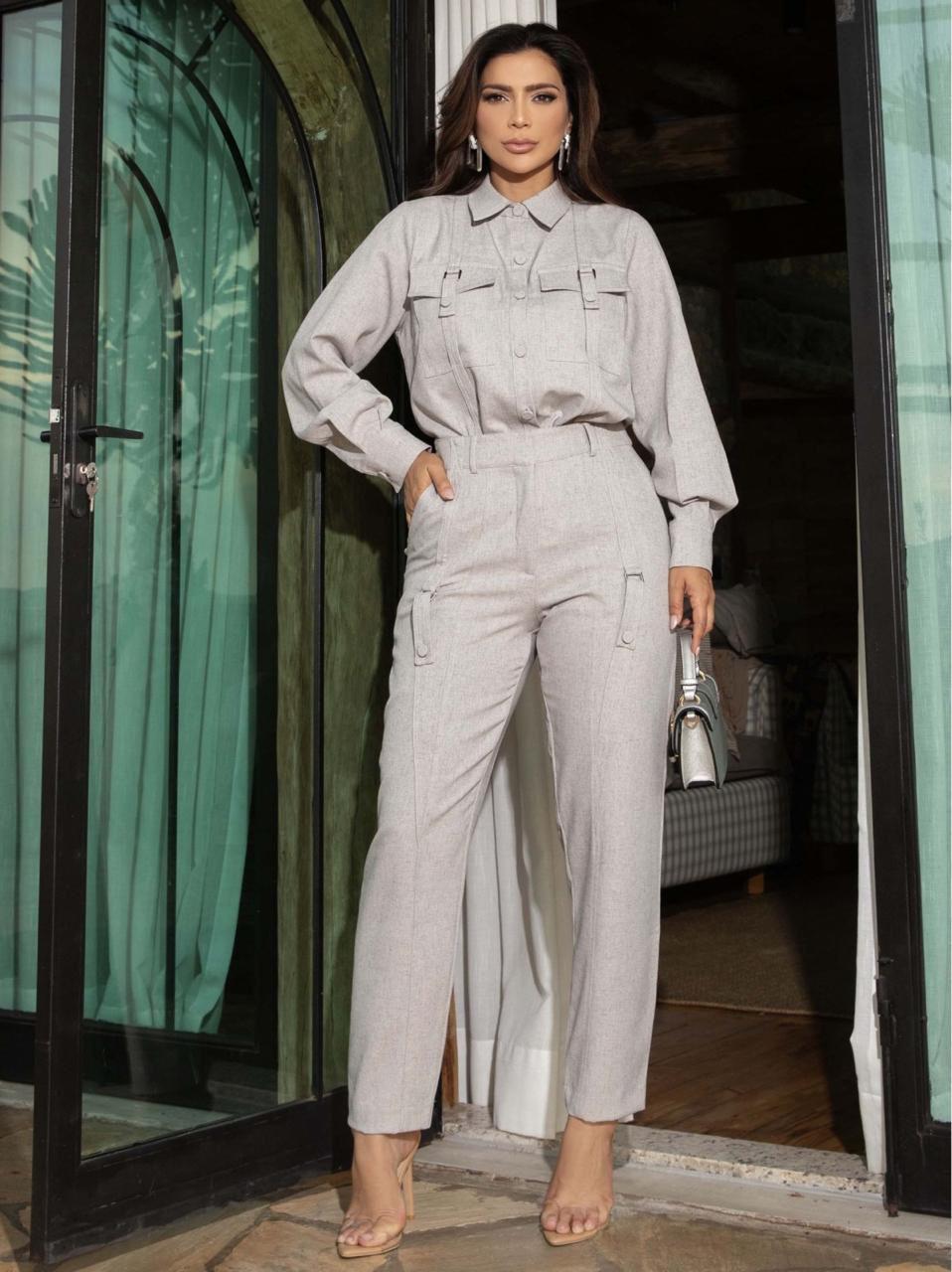 CONJUNTO ALFAIATARIA MINIMALISTA - LUZIA FAZZOLLI