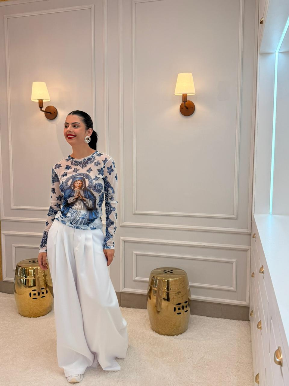 BLUSA MARIA SANTA TULE