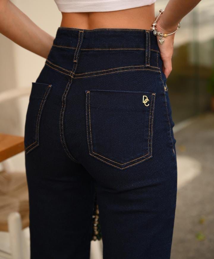 CALÇA RETA JEANS