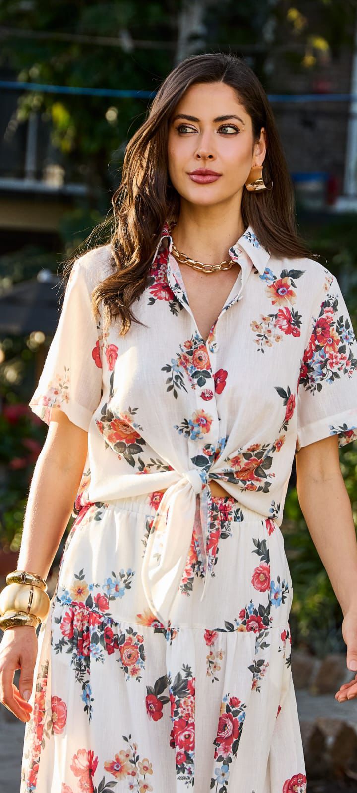 CONJUNTO LINHO ESTAMPADO