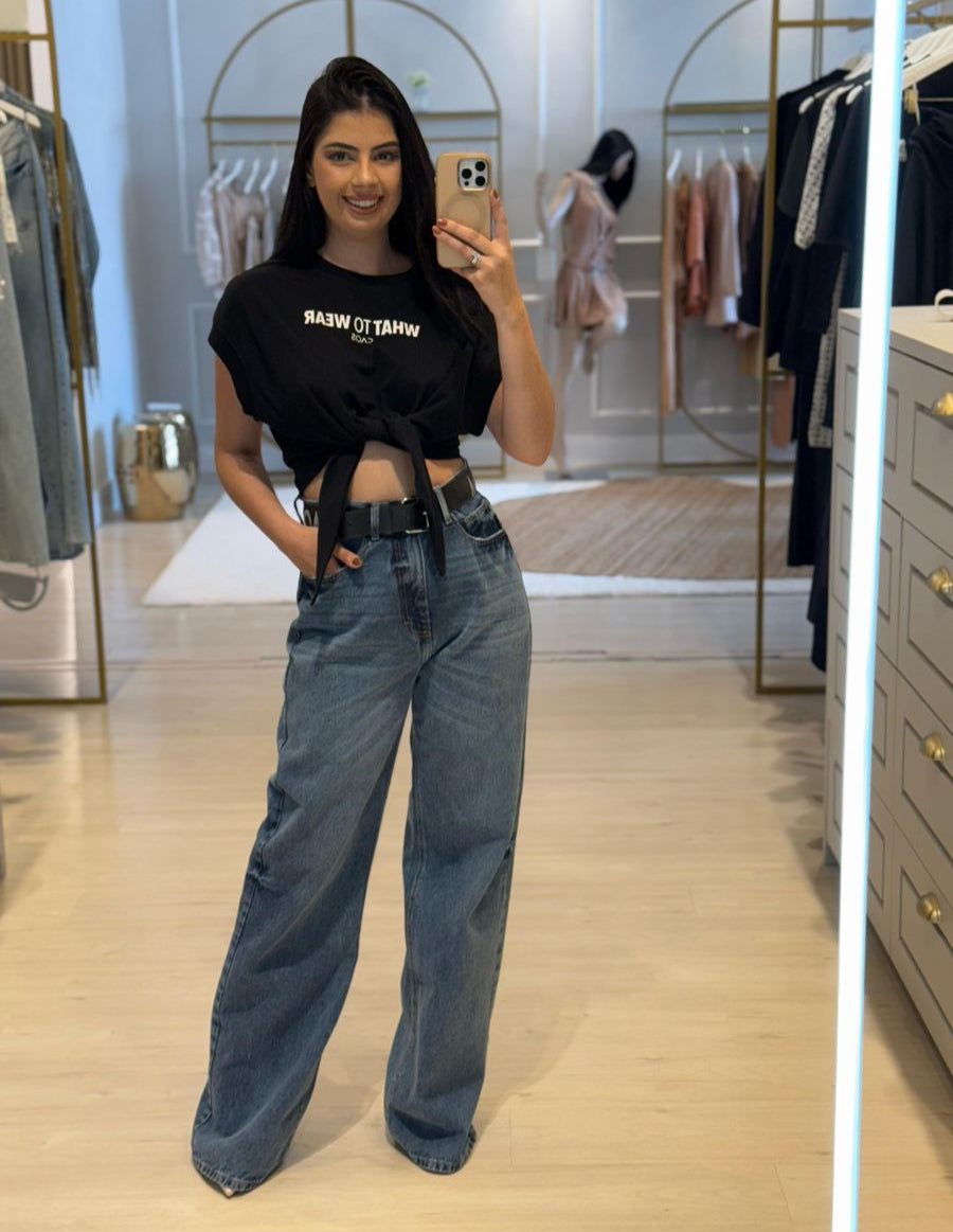 CALÇA JENS WIDE LEG - CAOS