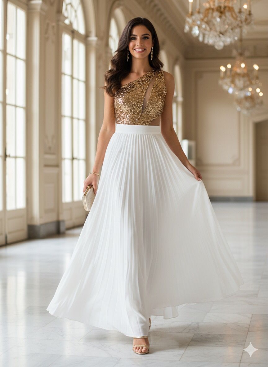 CONJUNTO BODY DE PAETE E SAIA