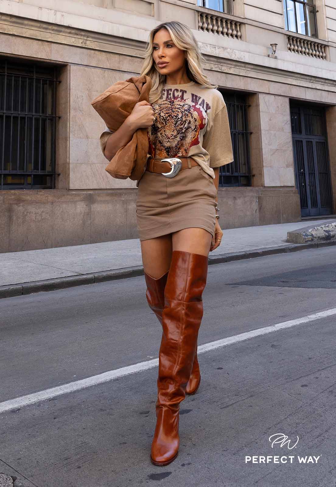 T-SHIRT WILD GLAM TIGRE - PERFECT WAY