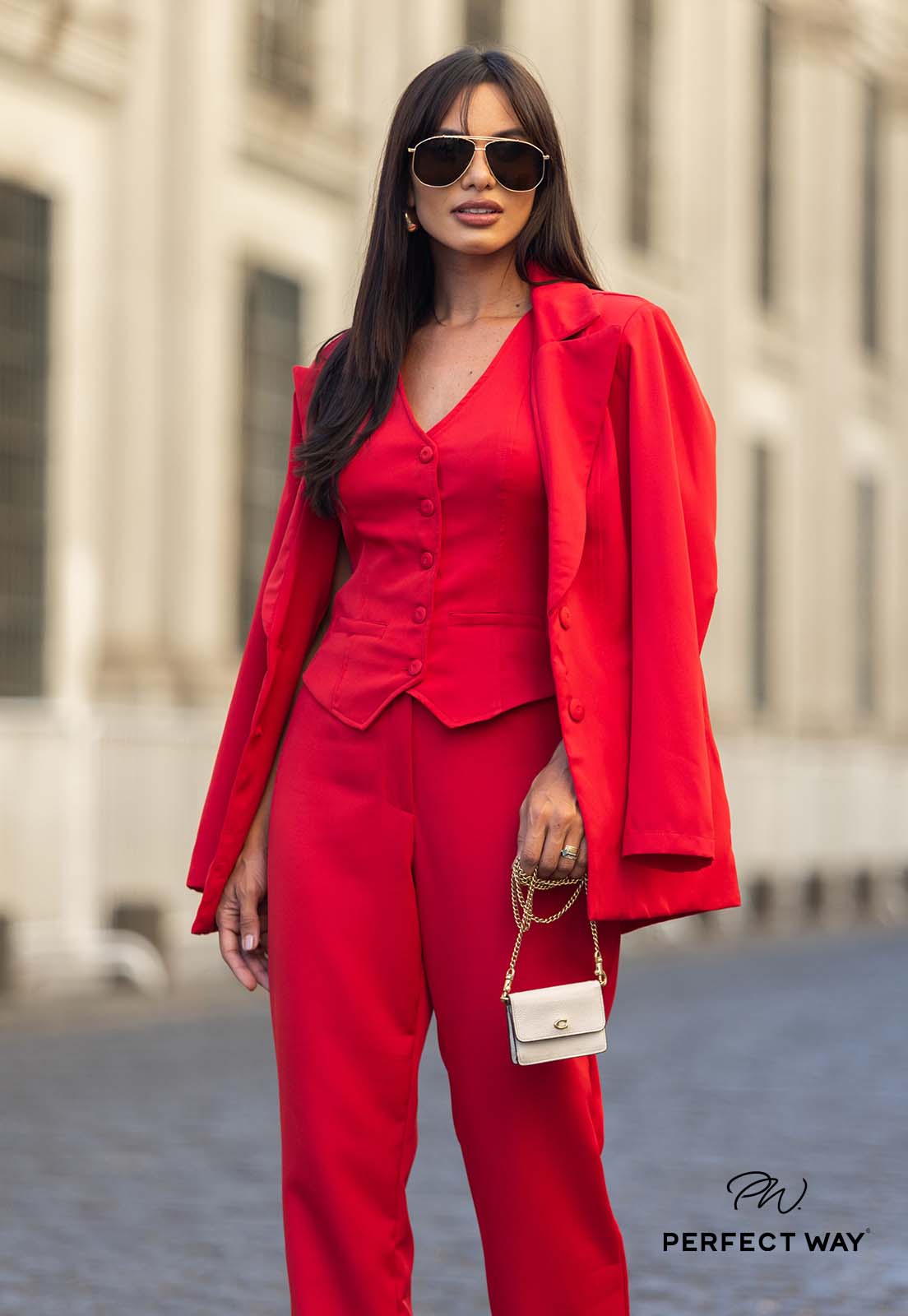 BLAZER COM OMBREIRA VERMELHO - PERFECT WAY