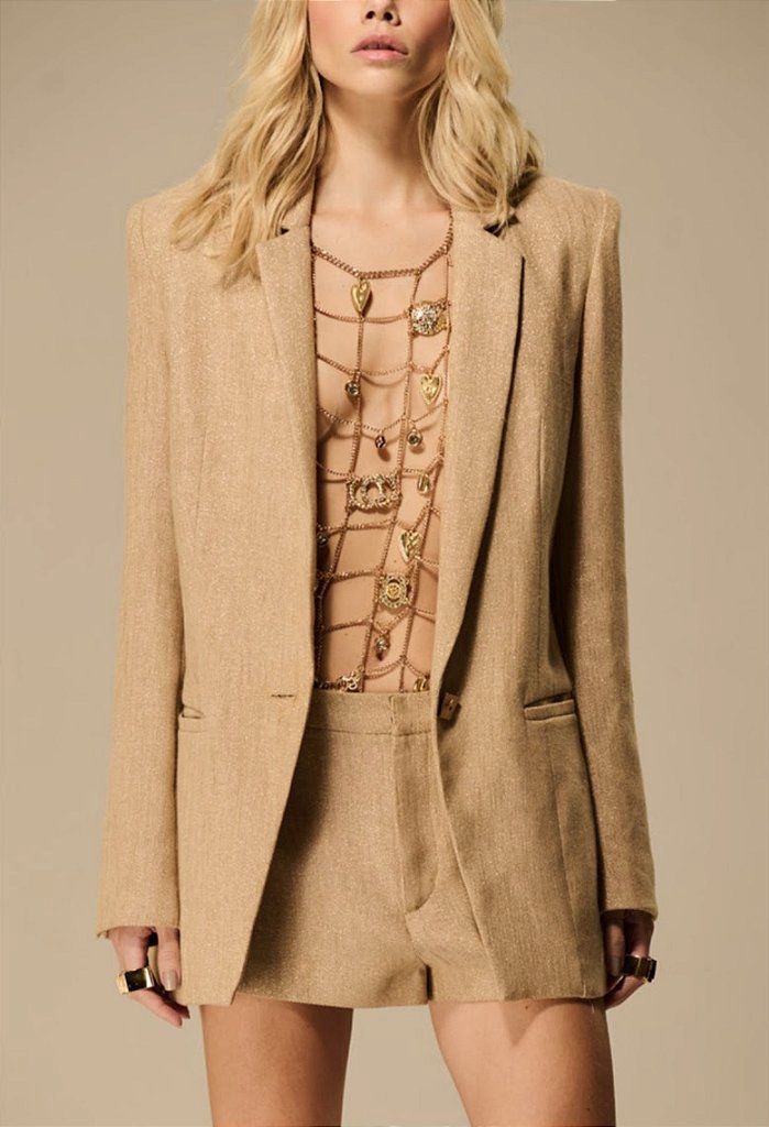 BLAZER LINHO LUREX FEMININO