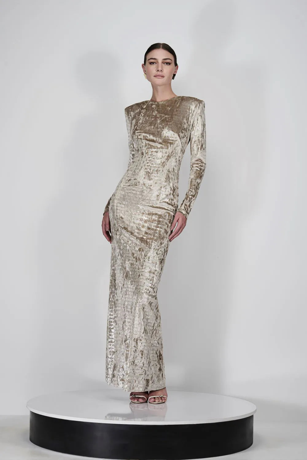VESTIDO LONGO DECOTE COSTAS METAL - CAOS